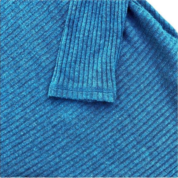 LUCKY BRAND Oversized Sweater W/ High Neck, Thumb Holes & Slide Slits Size Large - Picture 6 of 7